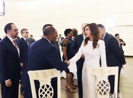 Birinci vitse-prezident Mehriban Əliyeva Qoşulmama Hərəkatının xarici işlər nazirlərinin şərəfinə verilən ziyafət mərasimində iştirak edib