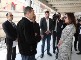 Birinci vitse-prezident Mehriban Əliyeva “İçərişəhər” Dövlət Tarix-Memarlıq Qoruğunda görülən işlərlə tanış olub