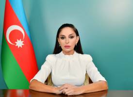 Birinci xanım Mehriban Əliyevanın “Fələstin üçün tək ürək” toplantısının iştirakçılarına müraciəti