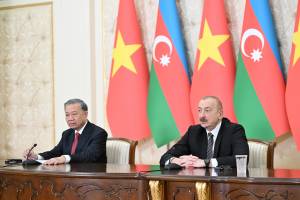 Leaders of Azerbaijan and Vietnam made press statements
