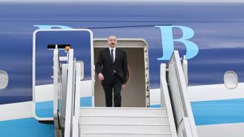 Ilham Aliyev arrived in Hungary for working visit