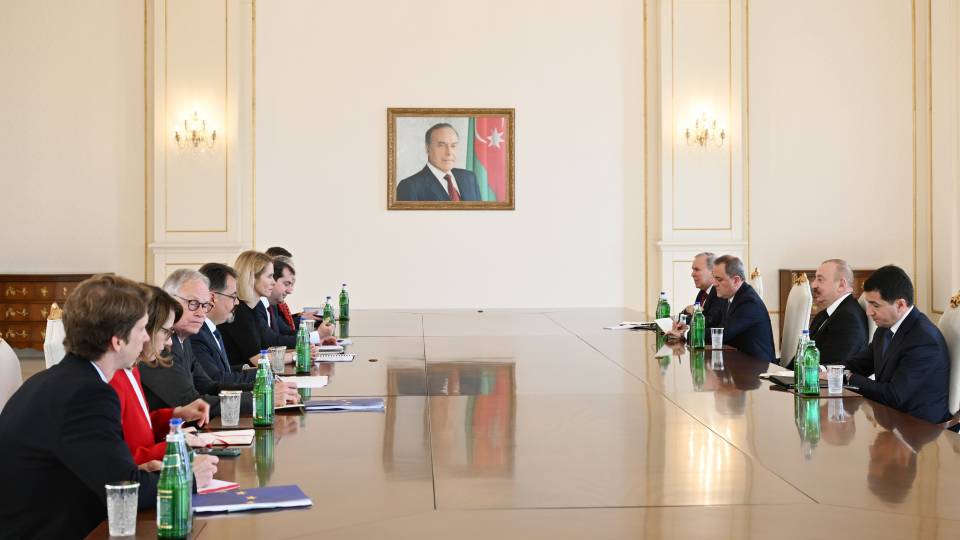 Ilham Aliyev received EU High Representative and Vice-President of European Commission Kaja Kallas